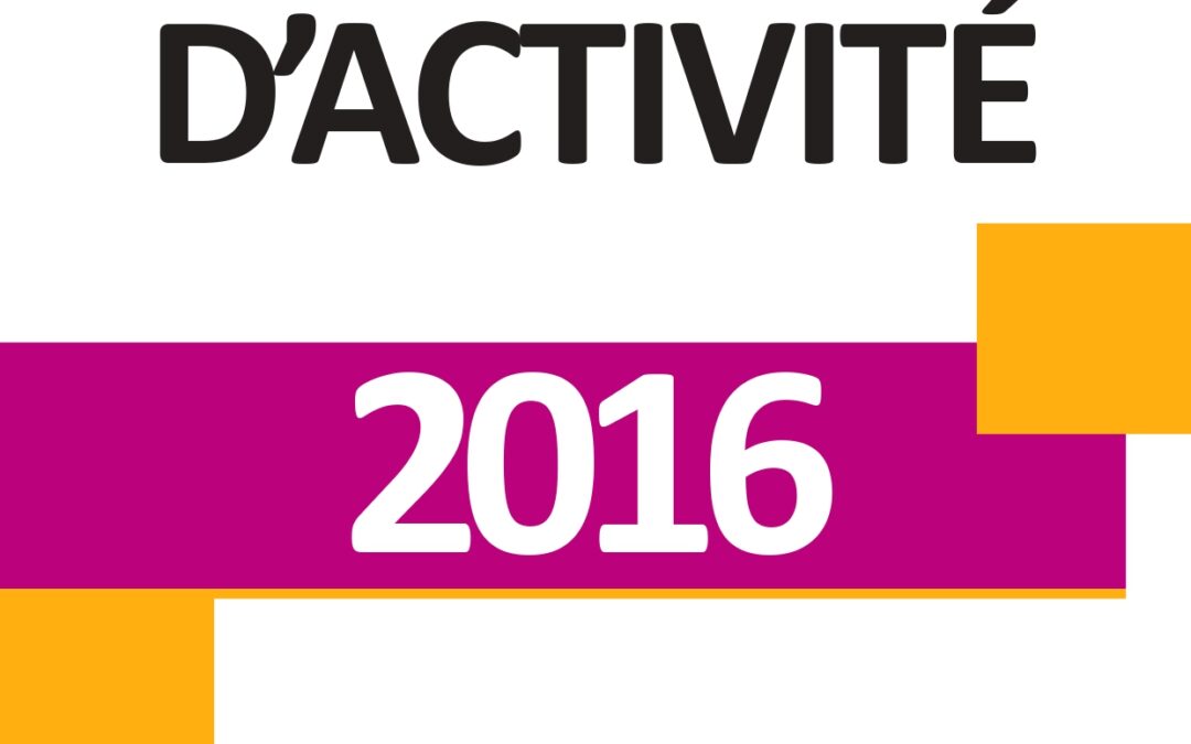 Rapport d’activité 2016
