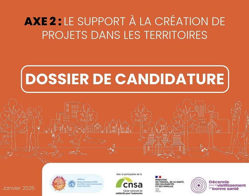 Dossier de candidature Axe 2