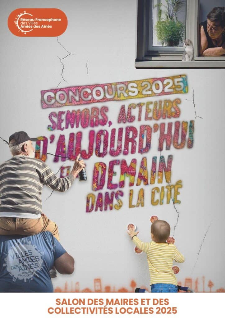 Concours Villes Amies des Aînés 2025, mettant en avant l'engagement des villes pour le bien-être des.